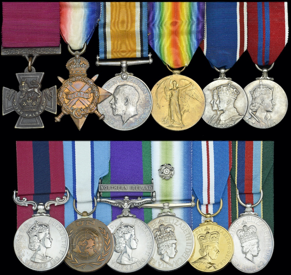 The Late Bruce C Cazel Collection of British Campaign Awards (16 November 2009)